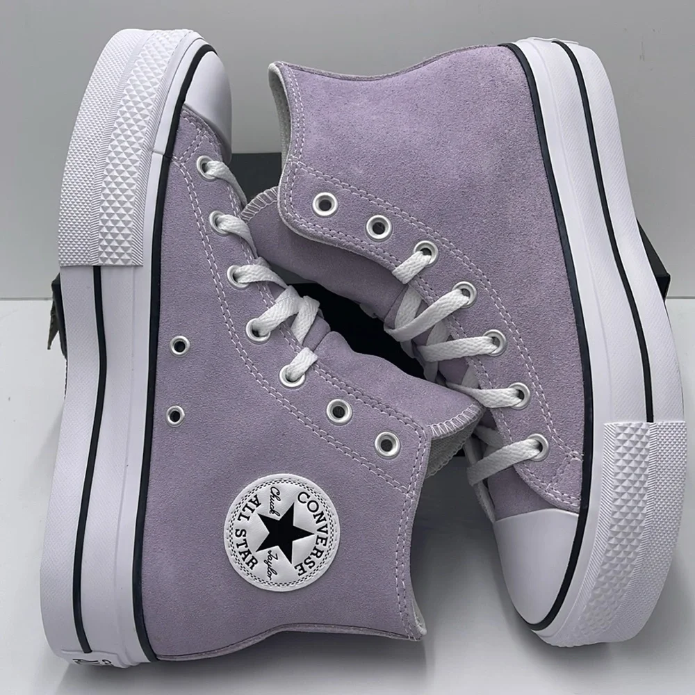 Converse Women's A15198C CTAS LIFT HI VAPOR VIOLET/WHITE/BLACK High Top Platform